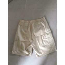 Heren korte broek union river khaki maat 50