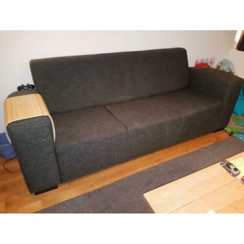 3 delig bankstel antraciet