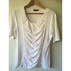 ZGAN *SONIX* Erg Leuke Cremekleurige Top Maat 44 [MP144] S