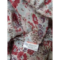 Naf Naf boho Ibiza floral top tuniek egf zara fiorucci XS S