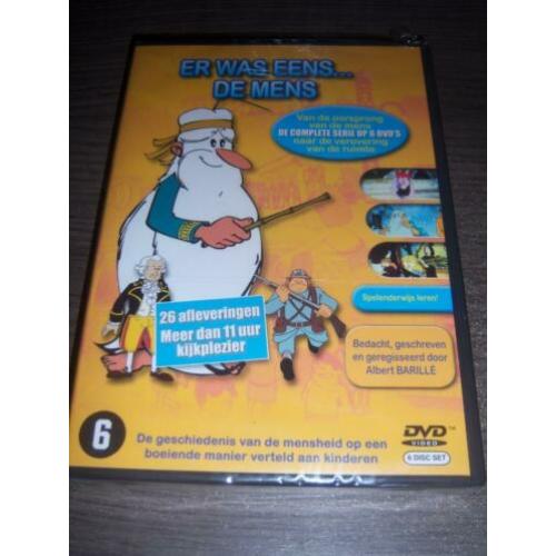 ER WAS EENS ...DE MENS 6-disc box nieuw in seal