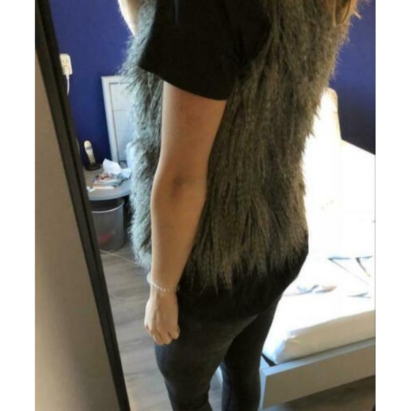 Faux fur gilet Vila maat XS