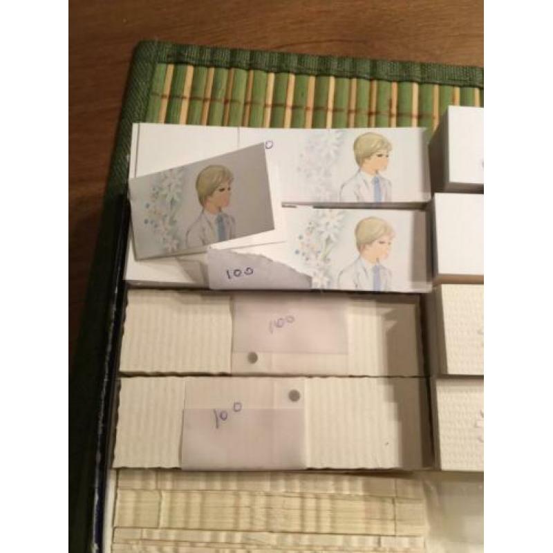 Communiekaartjes en stickers.€1,25 per 50 stuks.