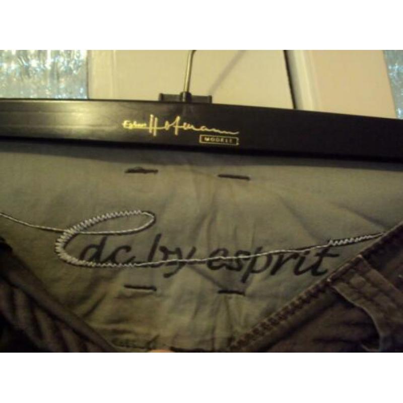 Bruin katoenen college rok met koord EDC ESPRIT 38 M prima