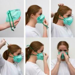 Stofmasker FFP1 filtermasker Virus Mondmasker, 45.000 stuks