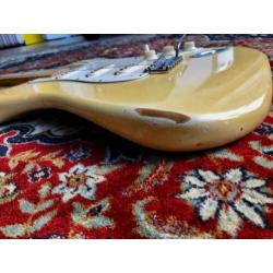 1974 Fender Stratocaster Custom Olympic White - "Ducky"