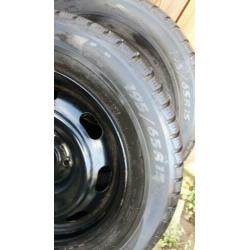 Peugeot 307/308 winterbanden op stalen velg