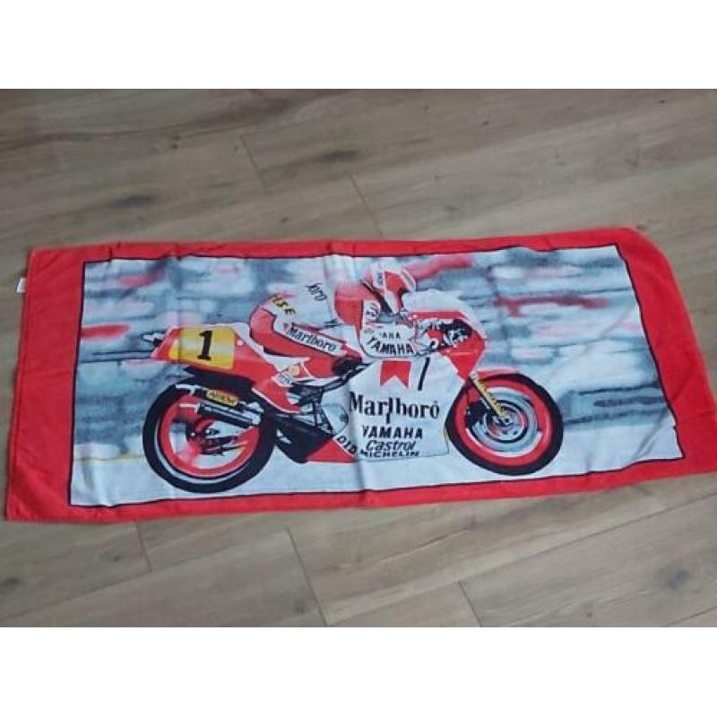 Handdoek MotoGP (500cc) Eddie Lawson Yamaha YZR500 Marlboro