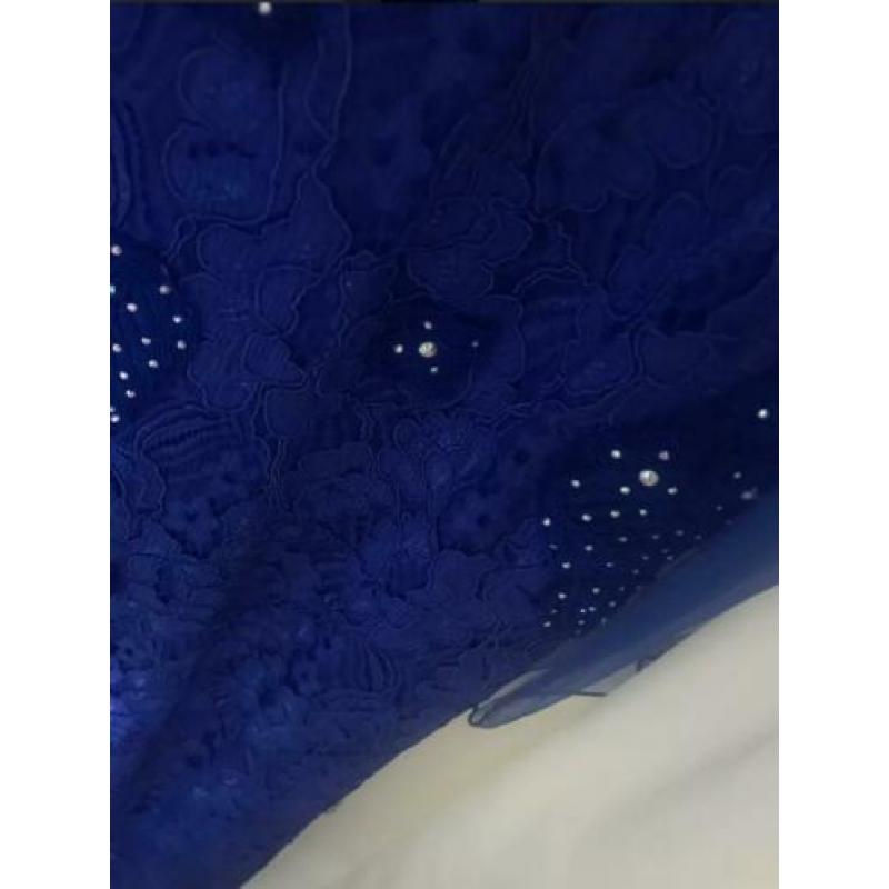 Prachtige Gala jurk van het met Opaack, blauw met glitter
