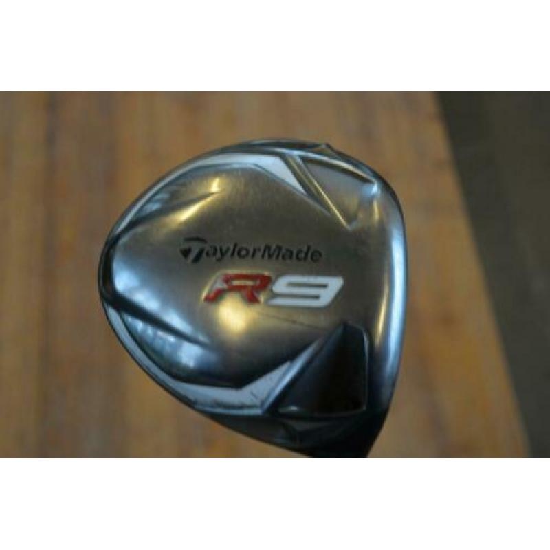 Taylor Made R9 driver, regular flex, + headcover +sleutel