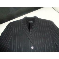 TAIFUN zwarte krijtstreep blazer