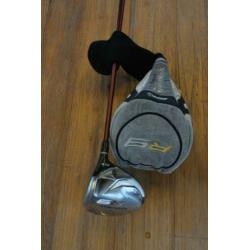 Taylor Made R9 driver, regular flex, + headcover +sleutel
