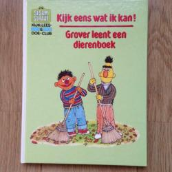 SESAMSTRAAT kinder kijk lees en doe boek. ( 4 stuks )
