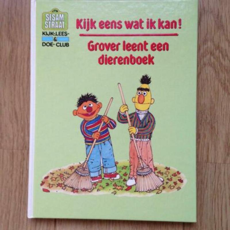 SESAMSTRAAT kinder kijk lees en doe boek. ( 4 stuks )