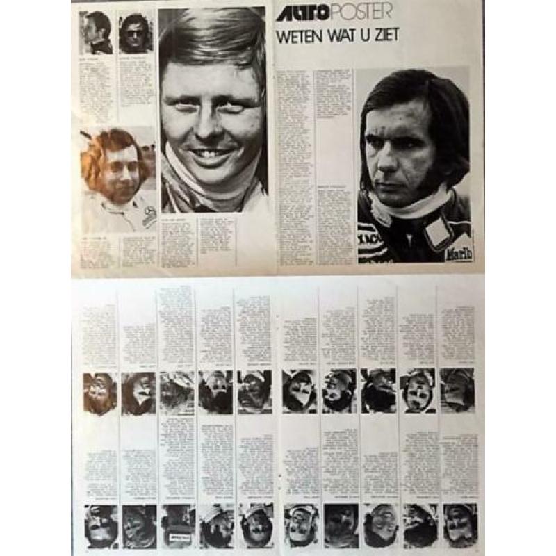 Race Poster Auto uit jaren ‘70