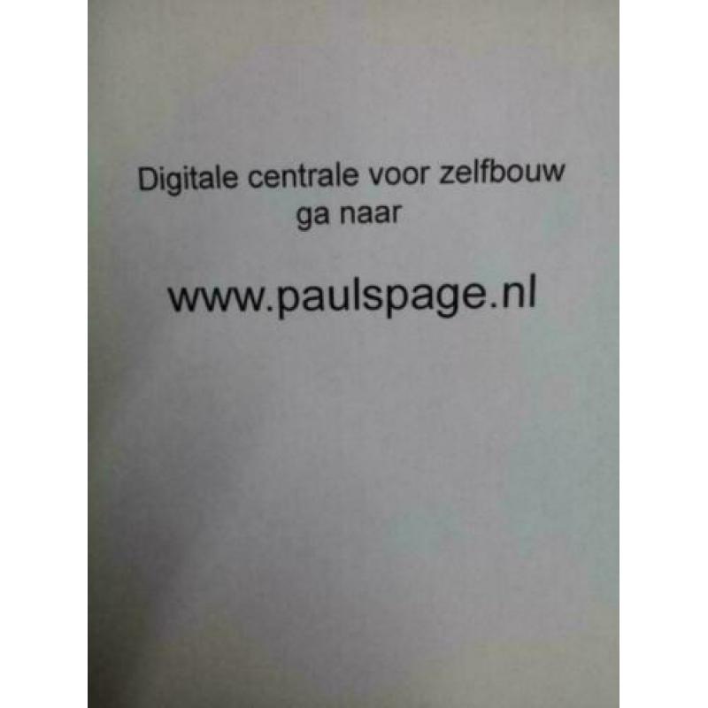Tekeningen Digitale zelfbouw Centrale voor DCC en MOTOROLA