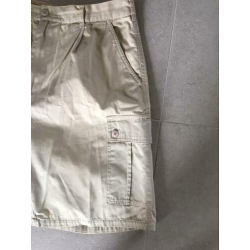 Heren korte broek union river khaki maat 50