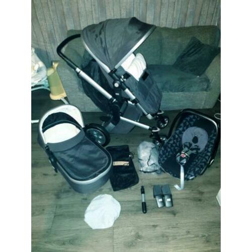 Joolz day antraciet overcompleet met maxi cosi isofix