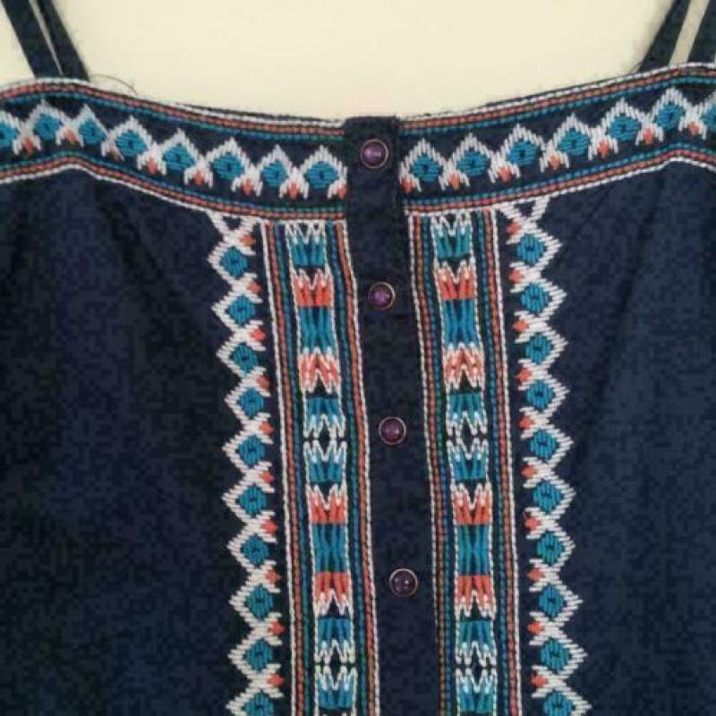 3914 Blauwe jumpsuit PELAGIZA IBIZA; Mt=XS Nieuwstaat
