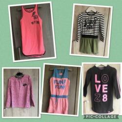 Z8 meisje jurken en shirt maat 92/98