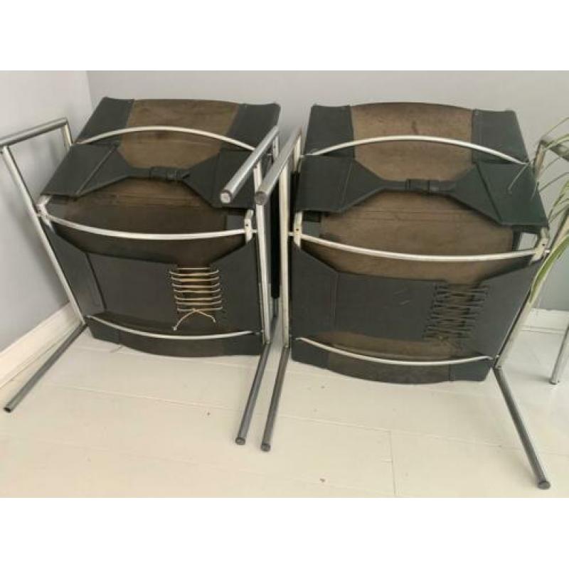 Martin Visser | 1960 SZ 02 Fauteuil Tuigleer zwart