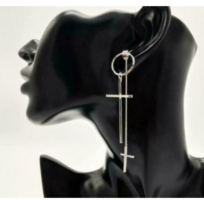 nieuw toffe tunnels 6mm met oorbellen boho bloem piercing