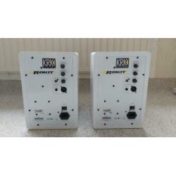 KRK RP6 RoKit G3 White (2 speakers + 2 stands + kabels)