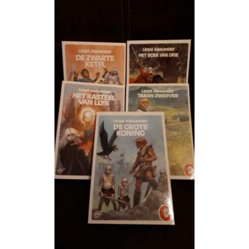 Lloyd Alexander, de kronieken van Prydain 1-5 (ed.1983/1984)