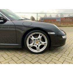 Perfecte Porsche 911 3.6 Targa 2008 Zwart