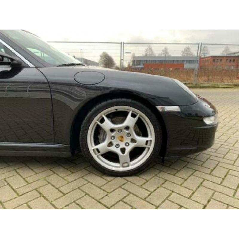 Perfecte Porsche 911 3.6 Targa 2008 Zwart