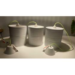 Rescued! Lampen gemaakt van gerecycled blik, wit