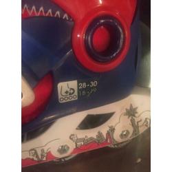 Kinder skates, amper gebruikt, maat 28-30. Zgan