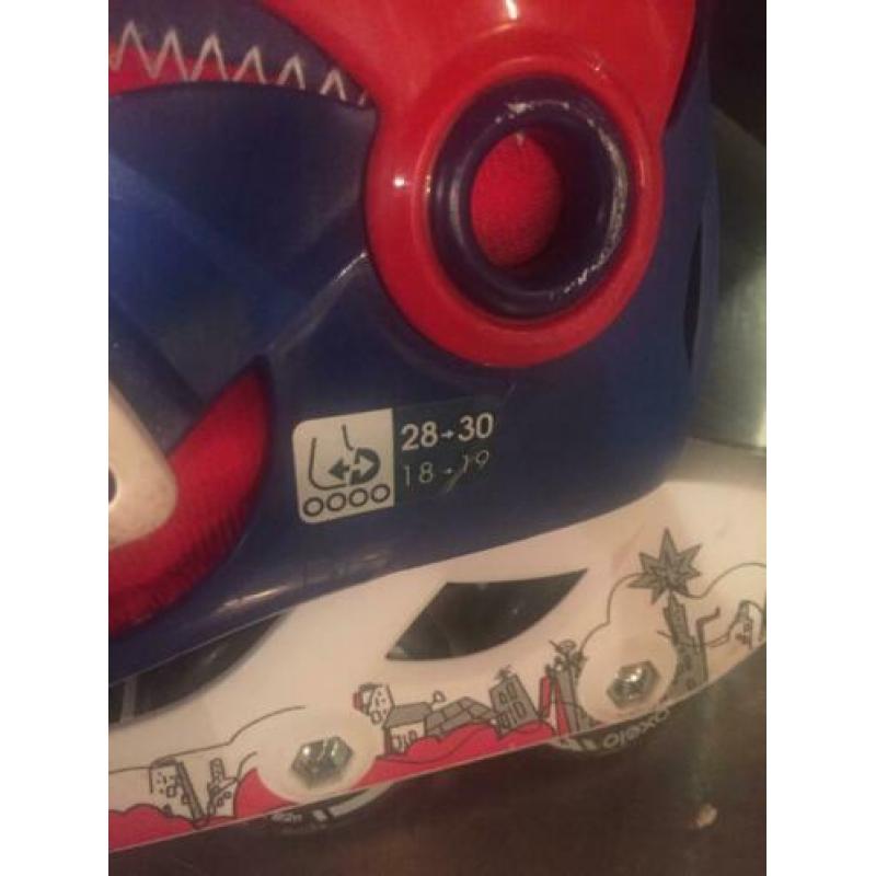 Kinder skates, amper gebruikt, maat 28-30. Zgan