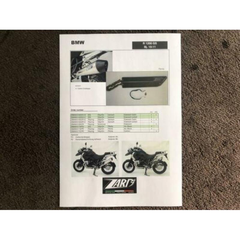 Zard Black Penta uitlaat demper BMW R1200GS Adventure 10-12