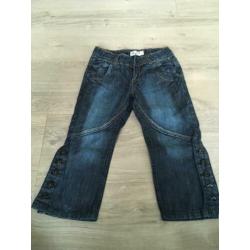 AI GIRL capri / kuit spijker broek, nieuwstaat, mt 134 ZD