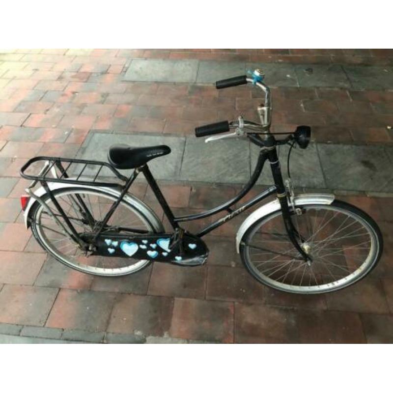 Oude meisjesfiets 24inch
