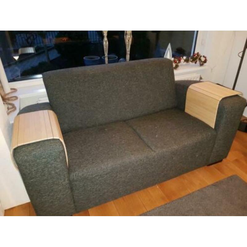 3 delig bankstel antraciet