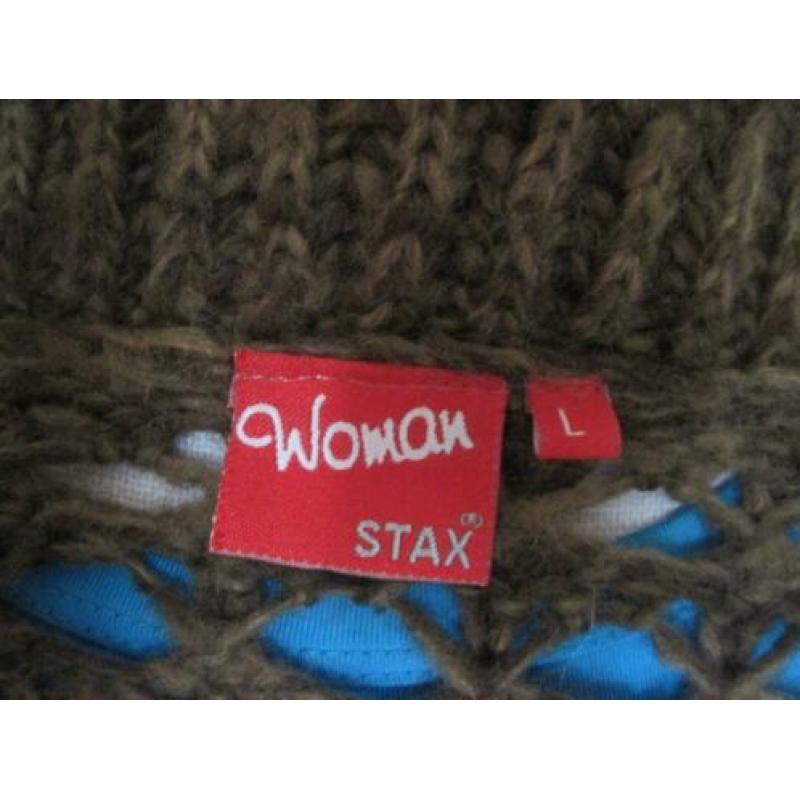 LEUK DAMES VEST van WOMAN STAX. Maat:L