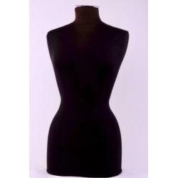 Klassieke, vintage damesbuste-etalage figuur