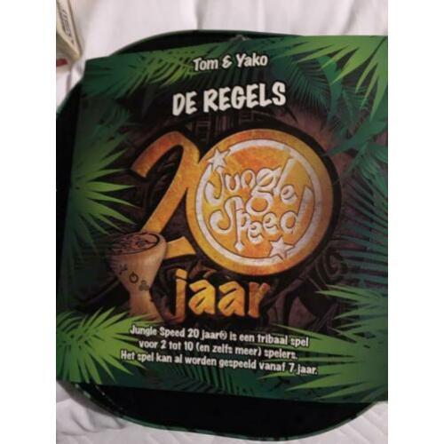 Limited editie jungle speed houten totem in blik 20 years