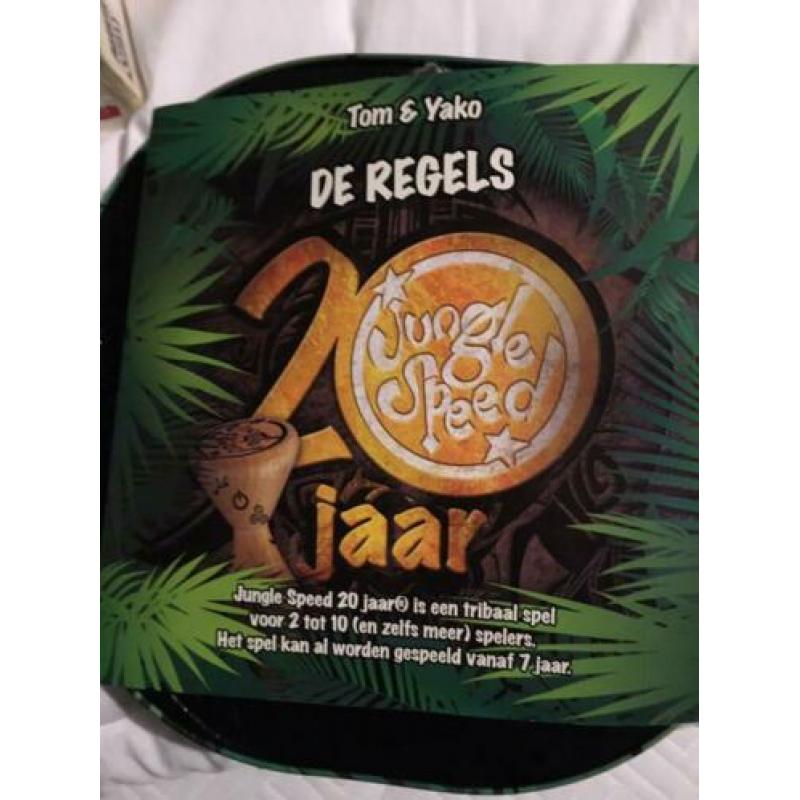 Limited editie jungle speed houten totem in blik 20 years