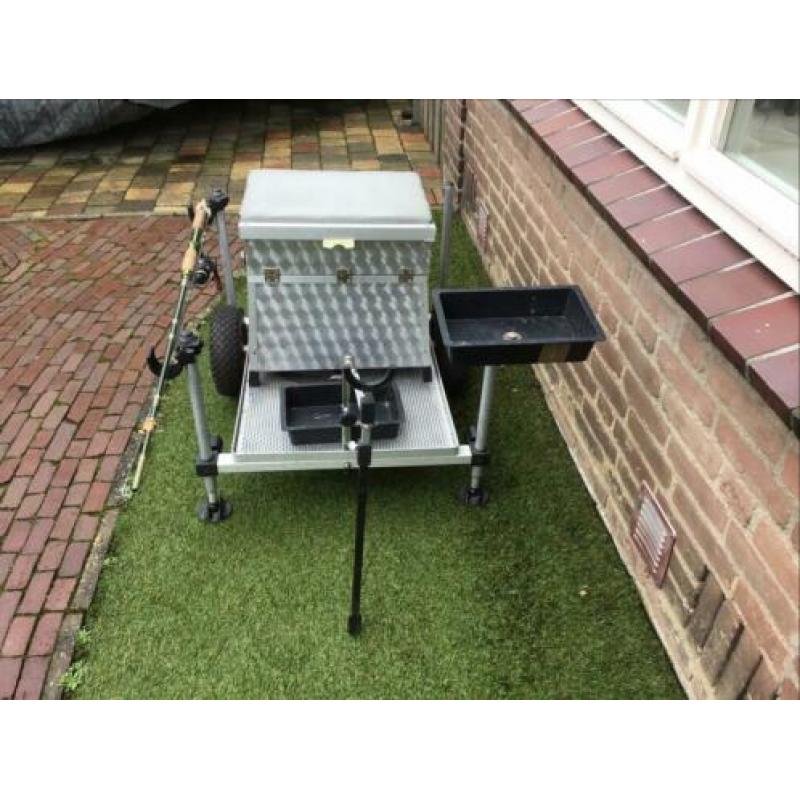 Te koop viskoffer met plateau