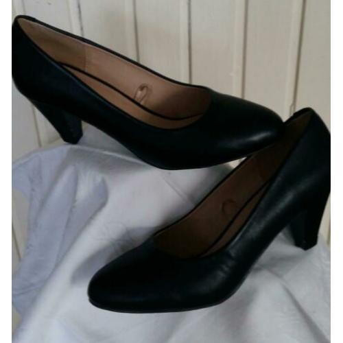 Zwarte Elegante Schoenen met Hak Maat 38