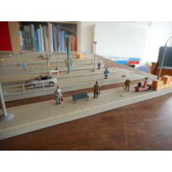 Partij Perrons 9 stuks h0 / Kavel 191