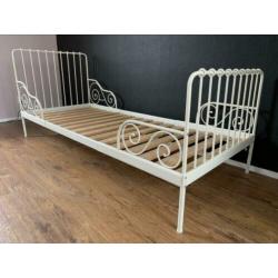 Meegroei bed meisje wit, inclusief lattenbodem