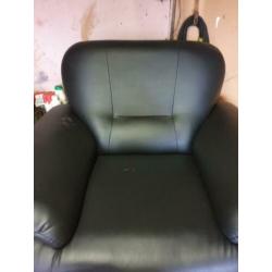 Lederen fauteuil design