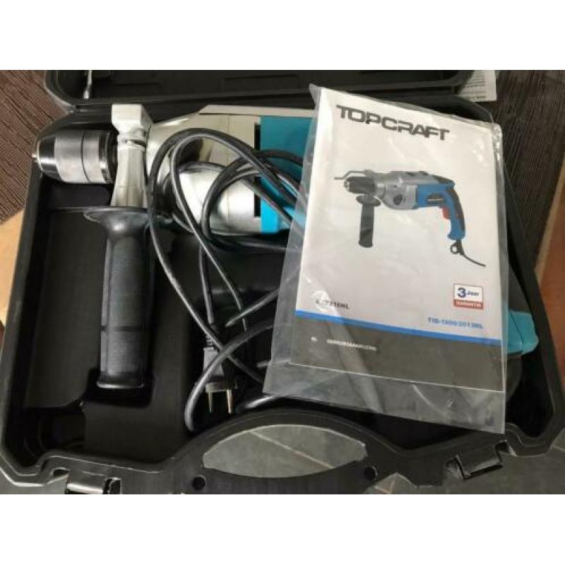 Topcraft klopboormachine - als nieuw