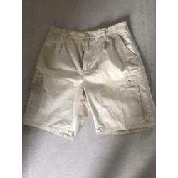 Heren korte broek union river khaki maat 50