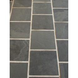 Mustang leisteen Black Slate wand en vloertegels 30x30 cm