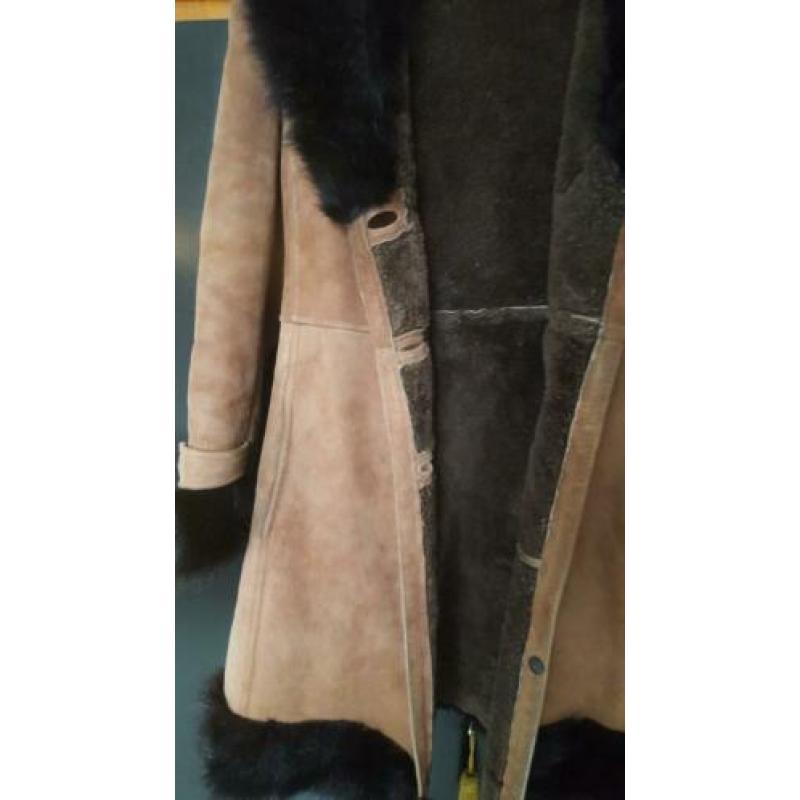 Lammycoat met bont